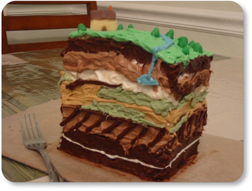 Geology Cake